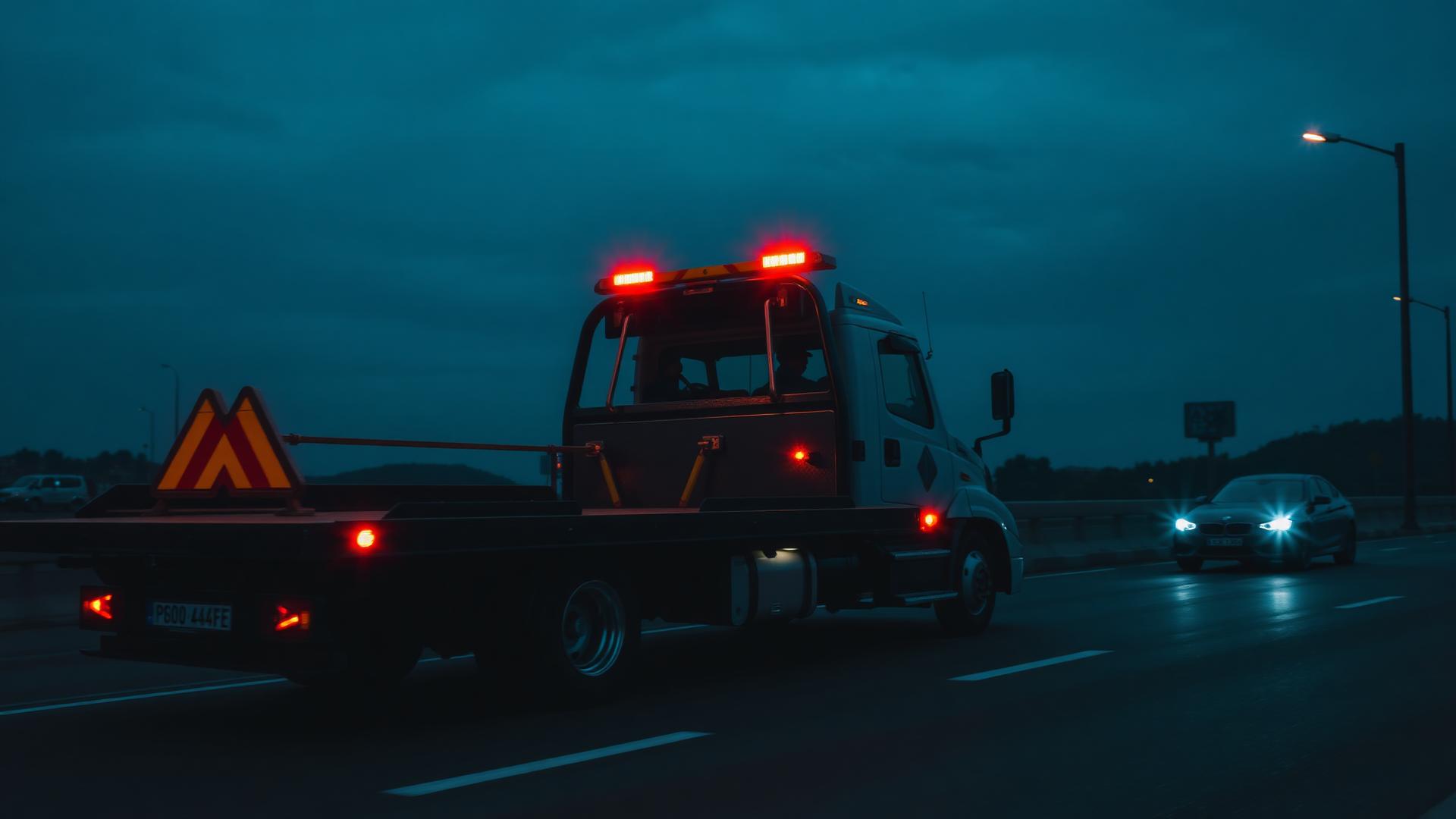 Esenyurt oto kurtarma çekici aracı yolda yardım ederken